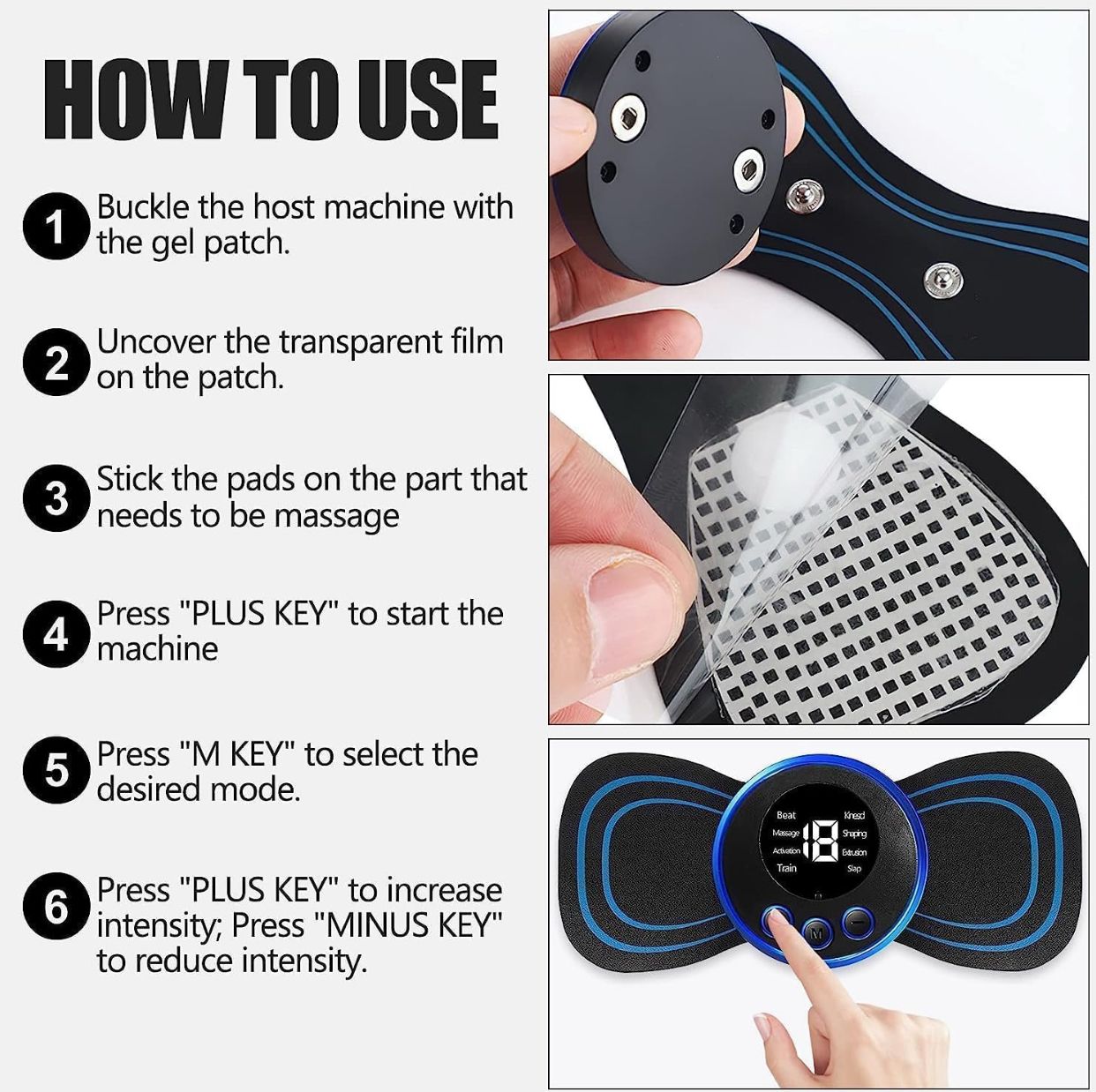 ElevtroWavePro™ Patch massager